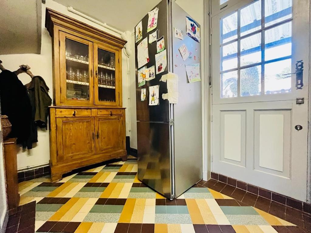 Maison familiale de ville à Étretat Esterno foto